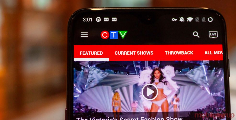 CTV app header