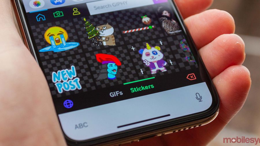 Giphy keyboard