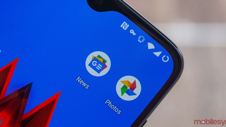 Google Photos and News icons