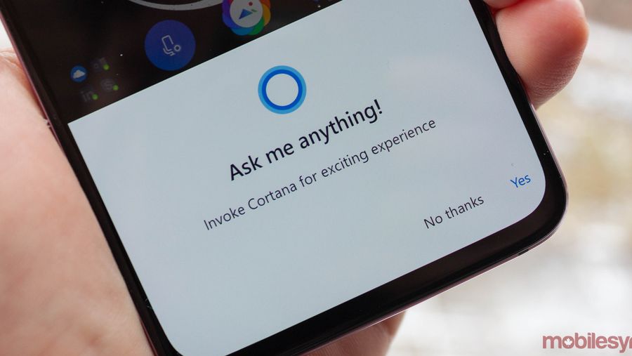 Cortana in the Microsoft Launcher