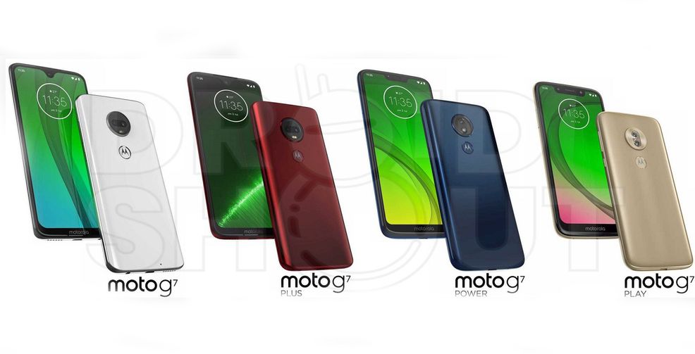 Motorola’s notch-filled Moto G7 lineup surfaces online