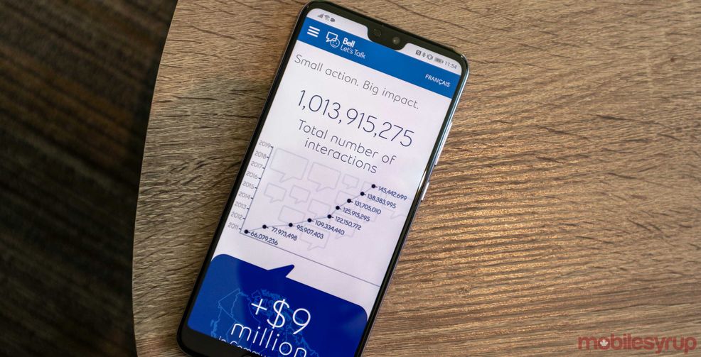 Bell Let’s Talk Day 2019 raised $7,272,134 for mental health initiatives across Canada