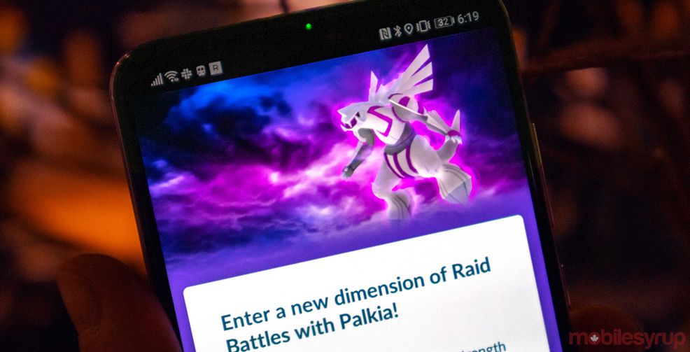 Palkia is the first Legendary Gen 4 Pokémon to enter Pokémon Go