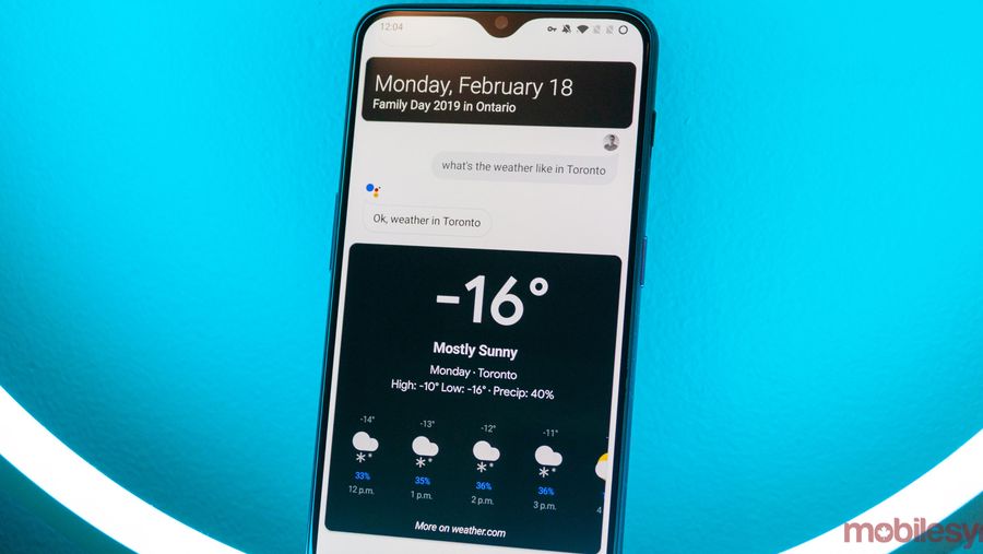 Google Assistant dark mode