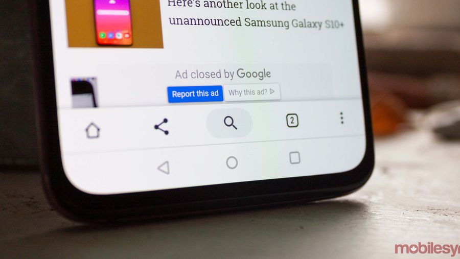 Google Chrome Duet interface