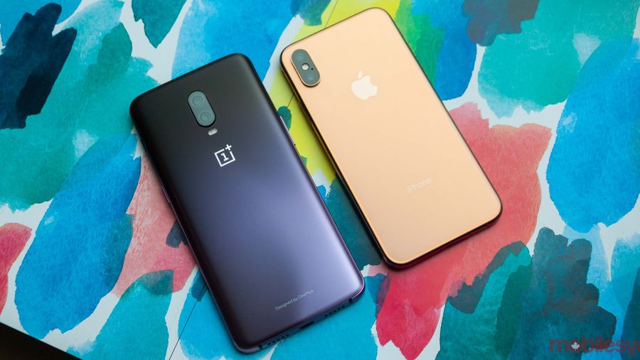 iPhoen XS and OnePlus 6T