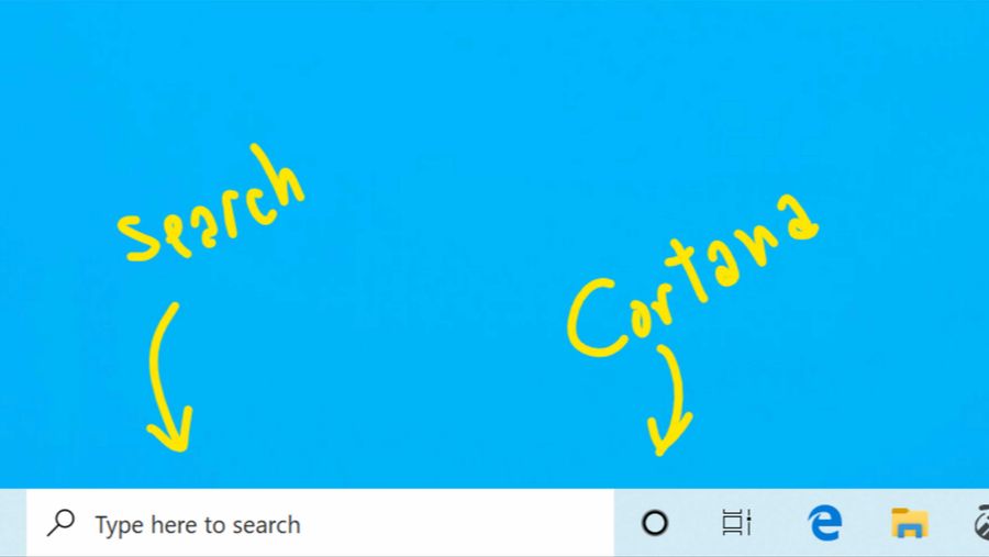 Microsoft Cortana search