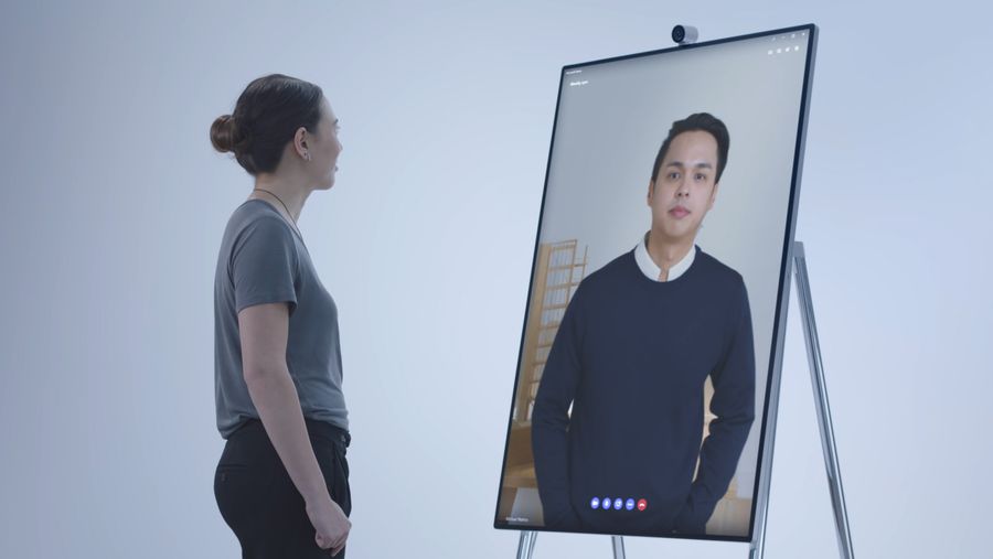 Surface Hub 2 with webcam