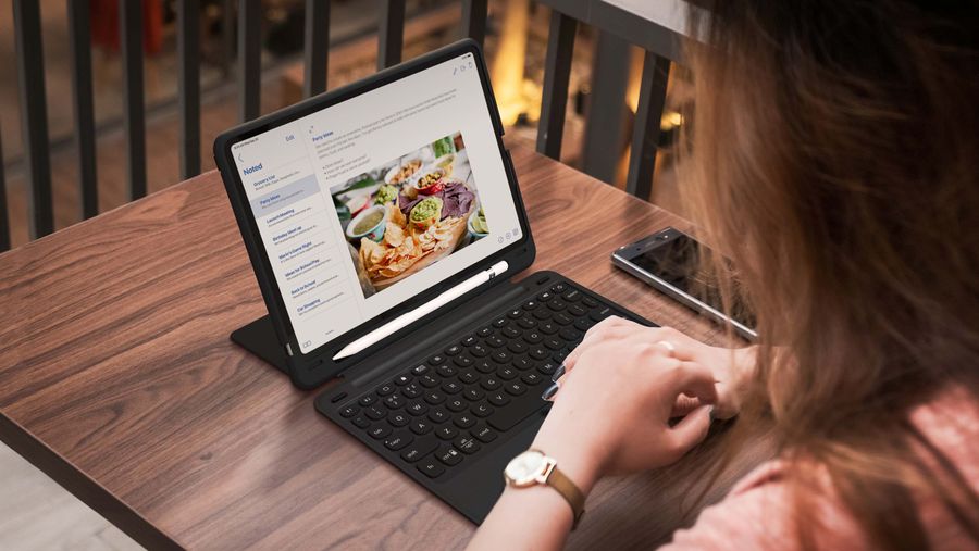 Zagg Slim Book Go on a tablet