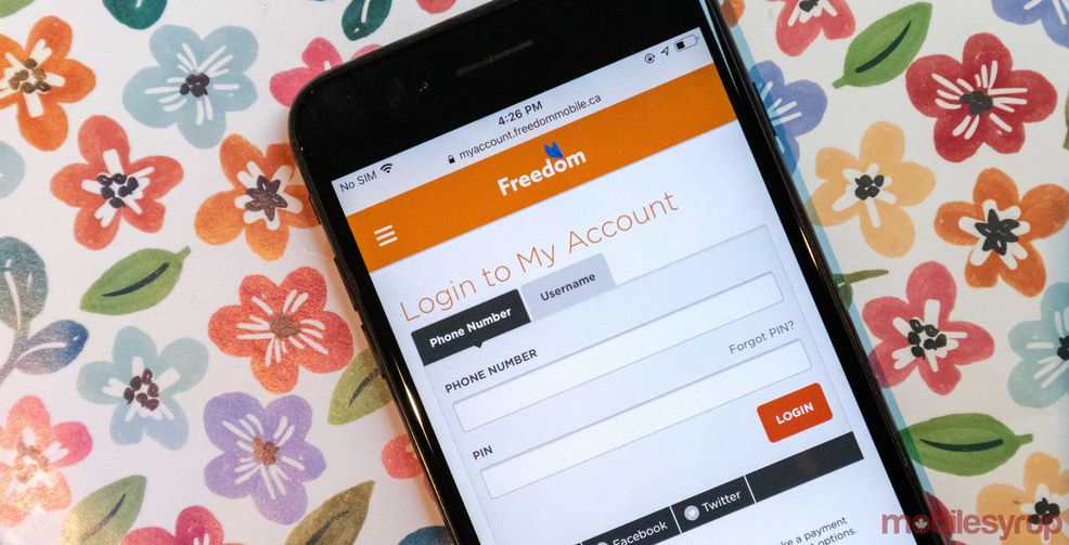 Freedom Mobile My Account site gets visual overhaul