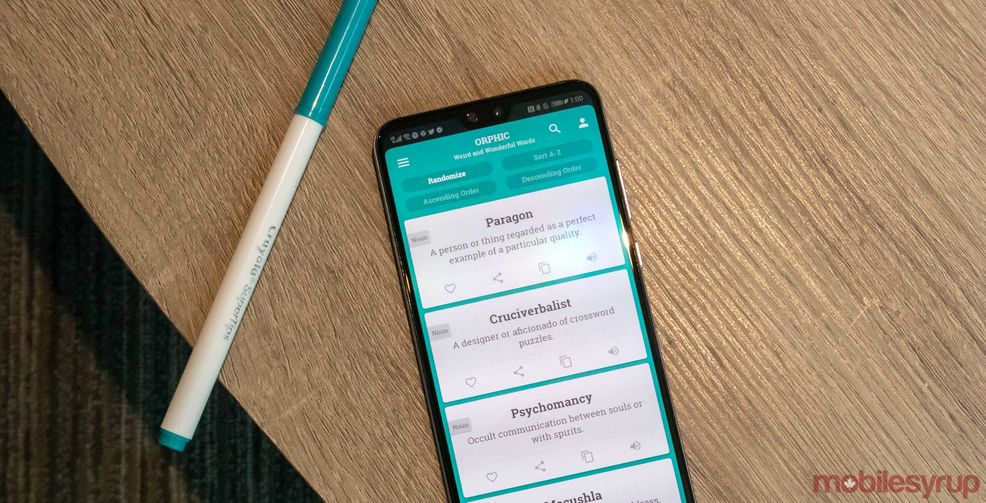 Expand your vocabulary with Orphic [App of the week]