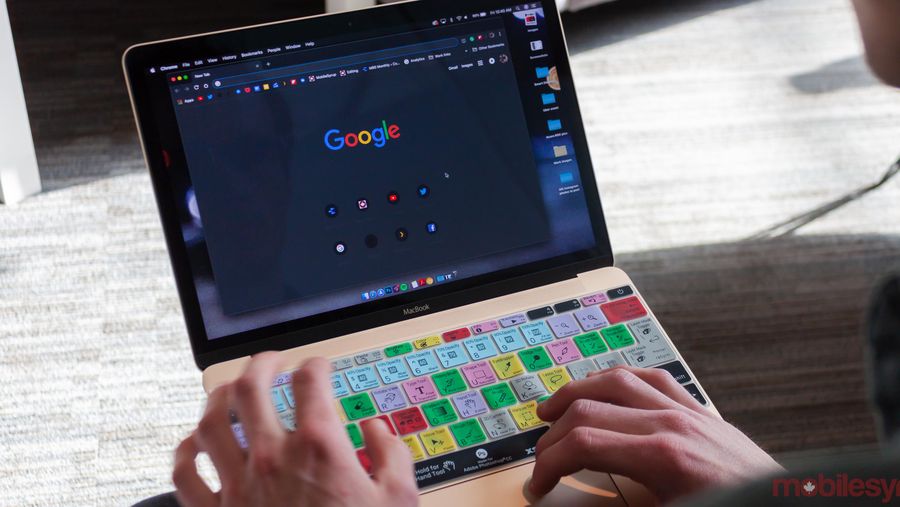 Chrome dark mode on macOS
