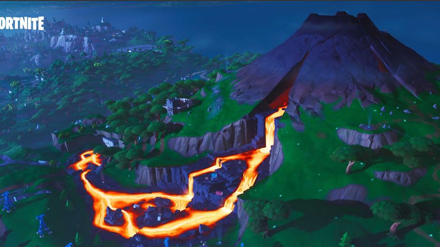 Fortnite Season 8 volcano