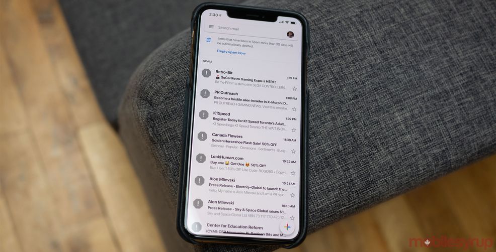 Gmail iOS redesign