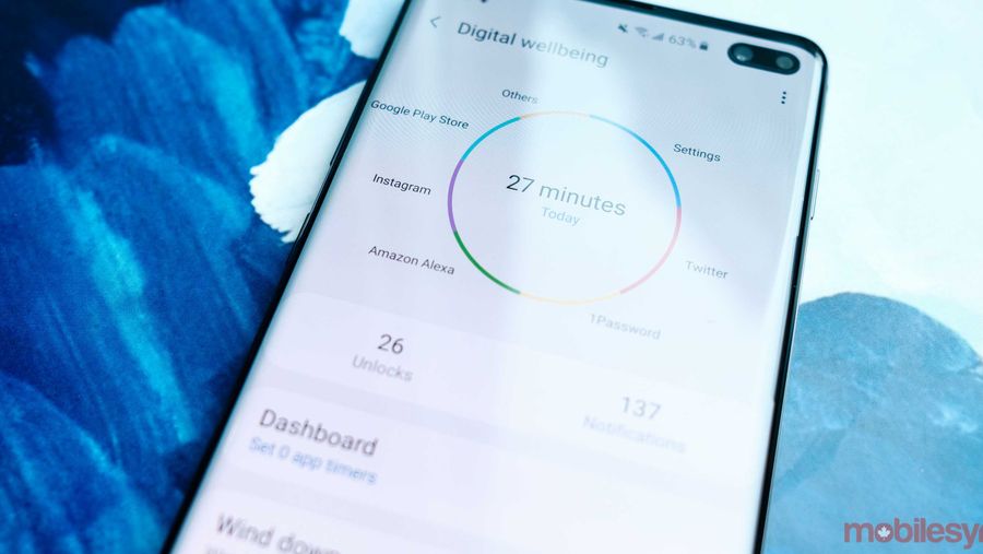 Google's Digital Wellbeing lands on Samsung's new smartphones