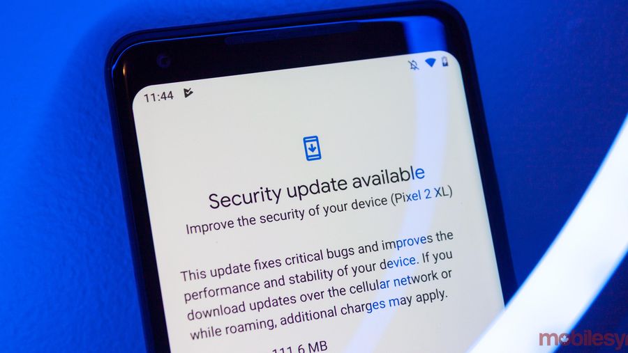 Security update header
