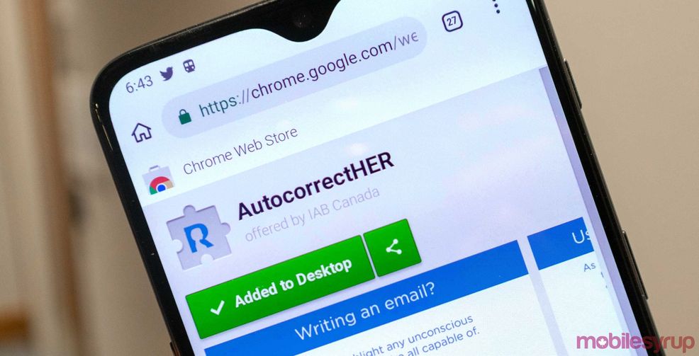 Canadian-made Chrome extension removes sexist wording from emails