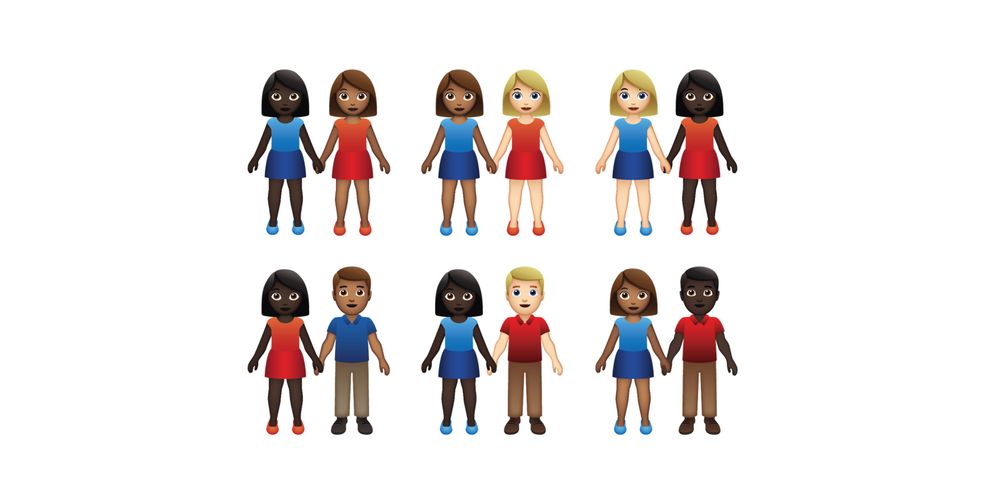 New emoji standard will include interracial couples, thanks to Tinder