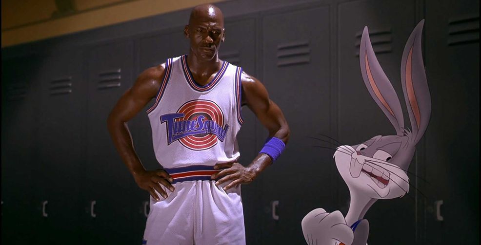 Space Jam Michael Jordan and Bugs Bunny