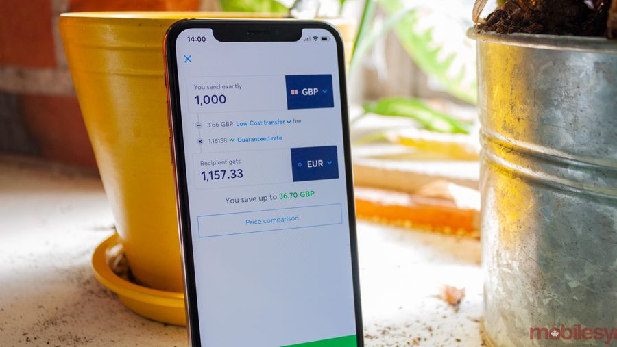 TransferWise iOS