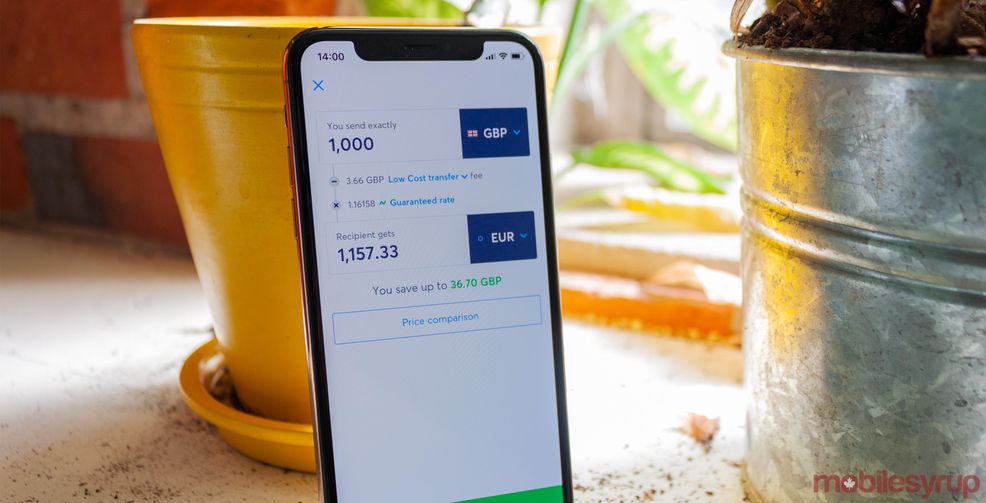 TransferWise iOS