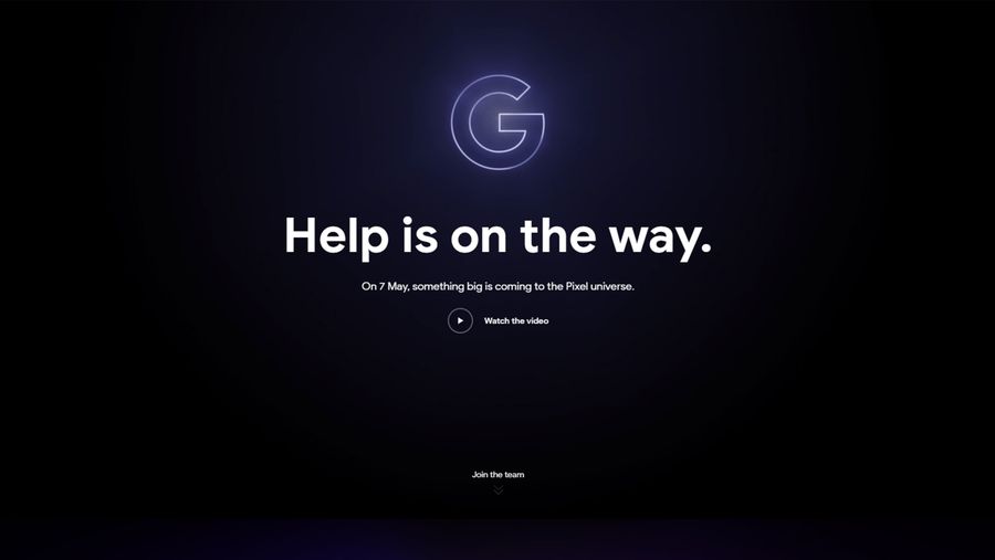 Google 'Help is on the way' teaser