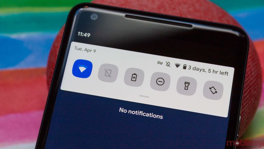 Android Q icon shape header