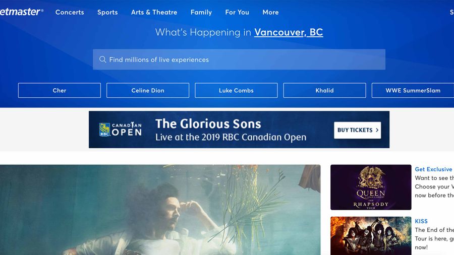 Ticketmaster Vancouver