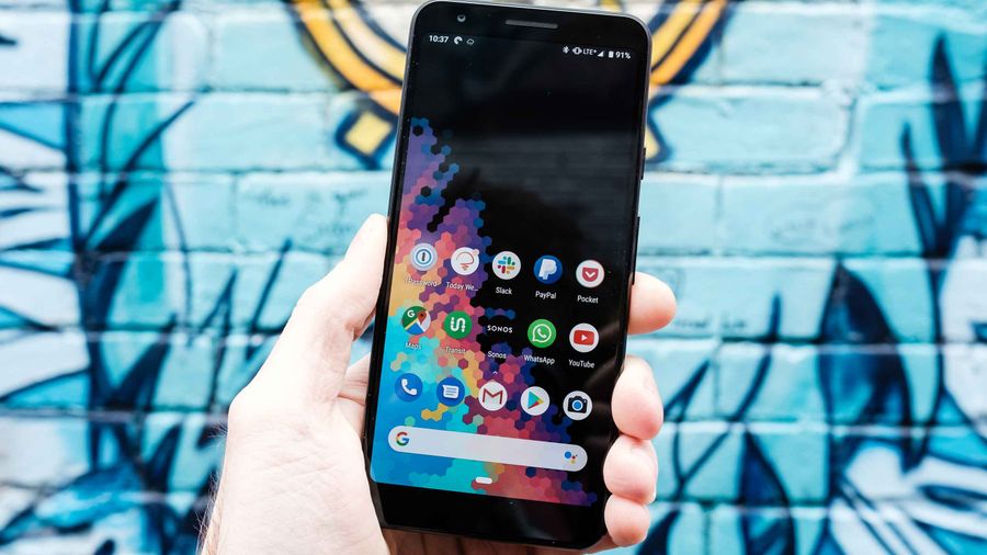 Google Pixel 3a display