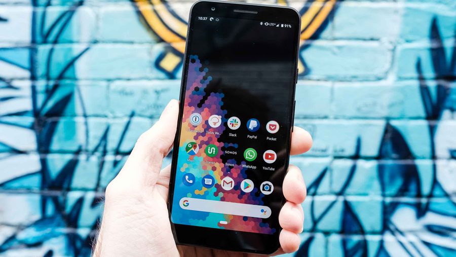 Google Pixel 3a display