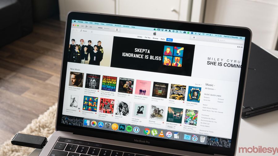 iTunes on macOS
