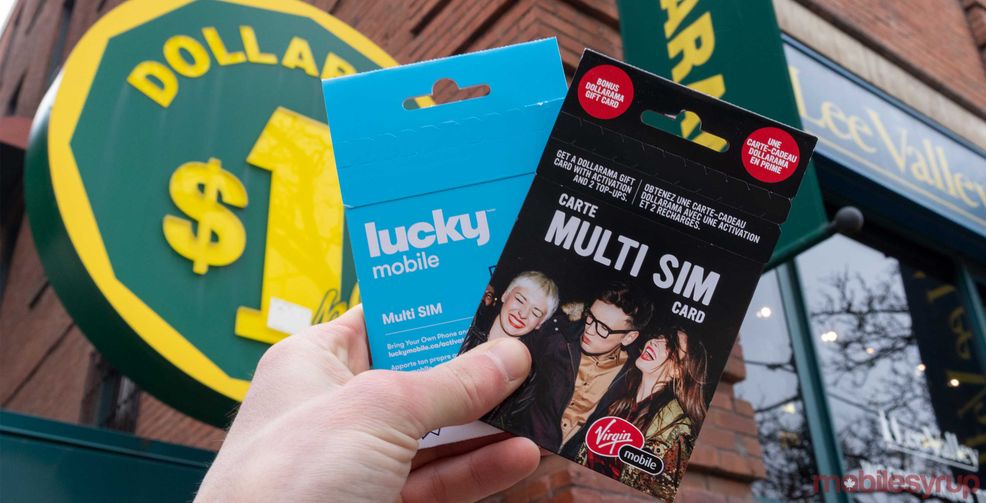 Bell signs exclusive partnership with Dollarama to sell Lucky, Virgin Mobile SIM cards for $4