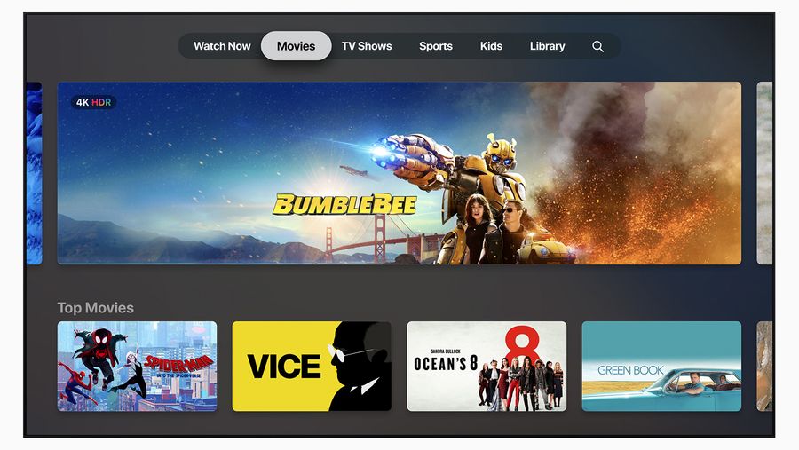 New Apple TV app