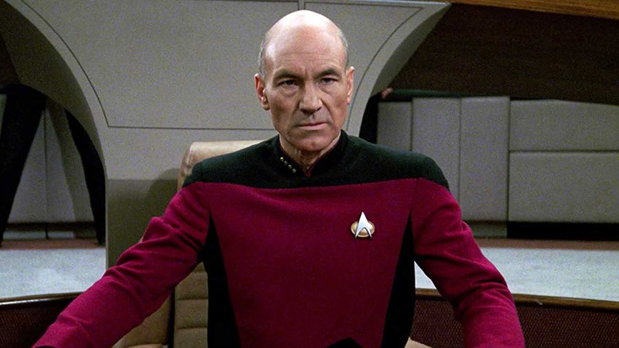 Patrick Stewart in Star Trek: The Next Generation