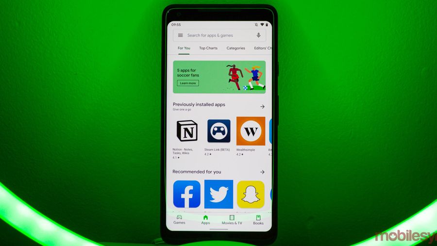 Play Store redesign