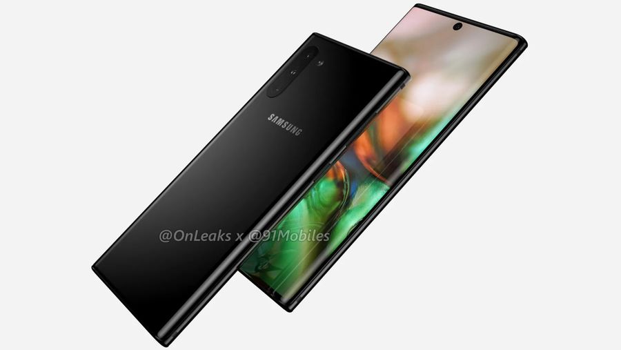 Samsung Galaxy Note 10 leaked render