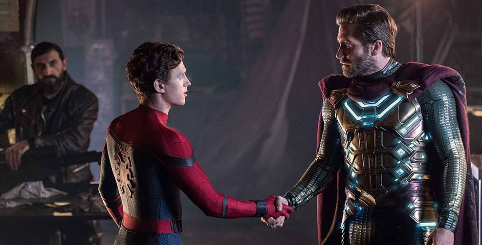 Spider-Man: Far From Home Spidey and Mysterio