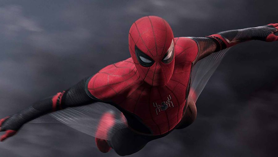 Spider-Man: Far From Home Spidey gliding
