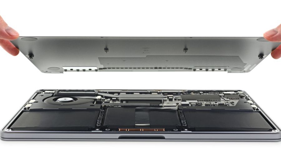iFixit tore down the new base model MacBook Pro