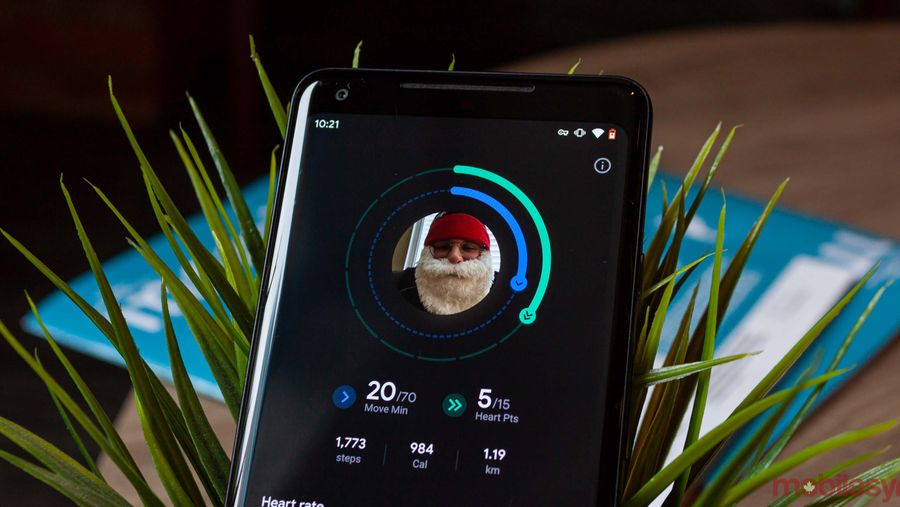 Google Fit dark mode