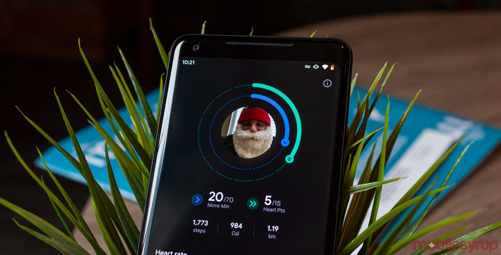 Google Fit dark mode