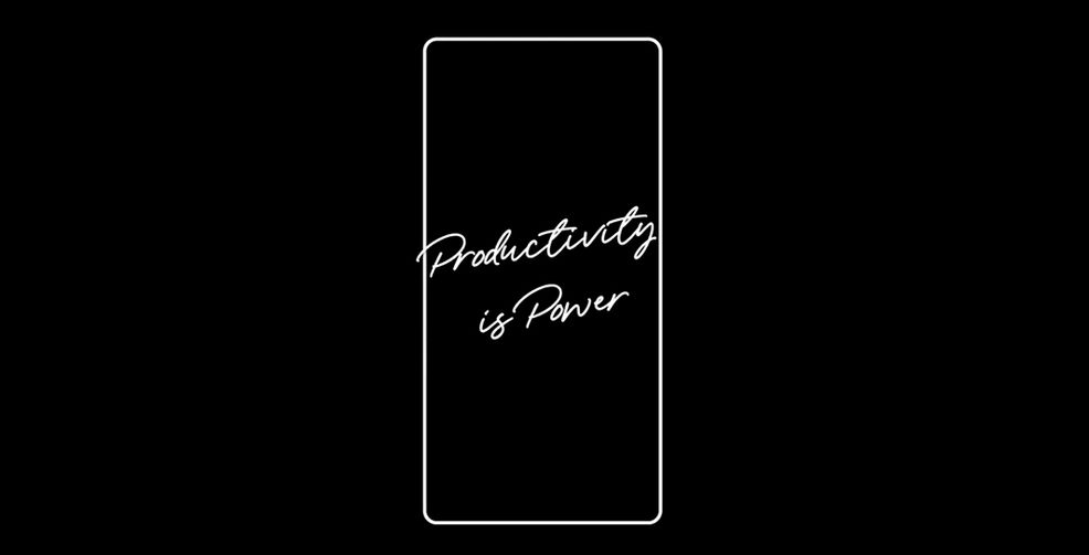 Productivity is Power