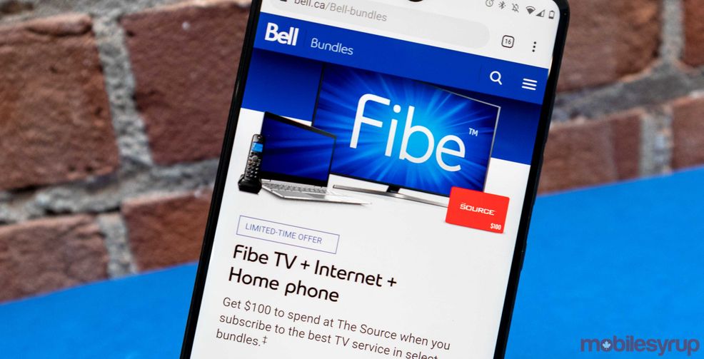 Bell TV, internet and home phone bundles come with $100 gift card for The Source