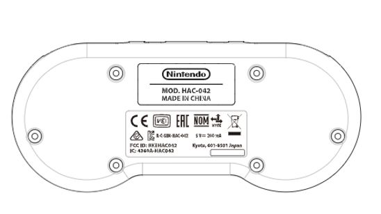Switch SNES controller