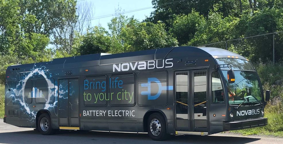 Four electric buses arrive in Vancouver as part of Canada-wide pilot project