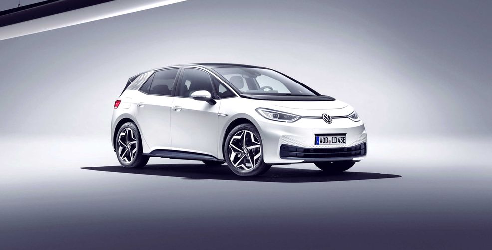 Volkswagen unveils new logo and all-electric ID.3 hatchback