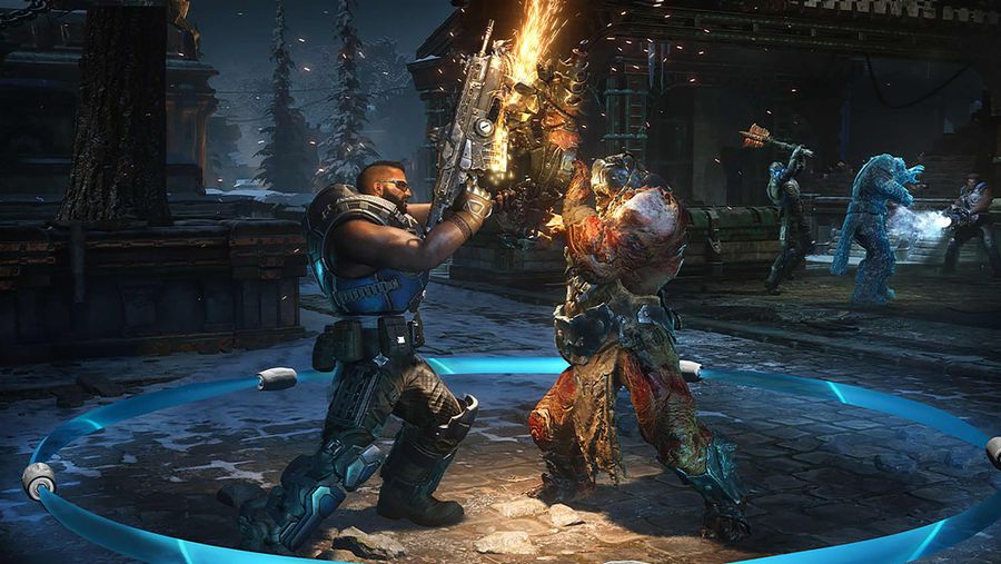 Gears 5 chainsaw duel
