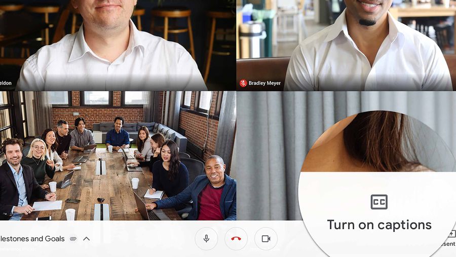 Google Hangouts Meet Live Captions