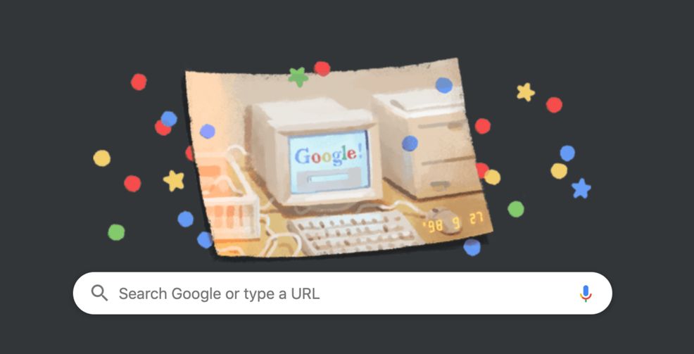 Google turns 21 with special old-school doodle