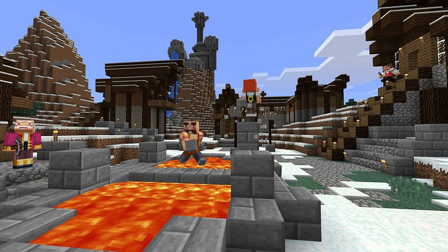 Minecraft lava